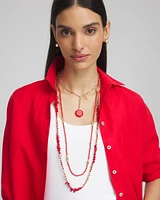 Single Strand Coral Necklace