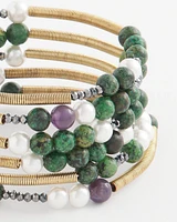 Beaded Coil Bracelet