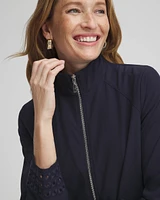 Zenergy® UPF Embroidered Eyelet Jacket