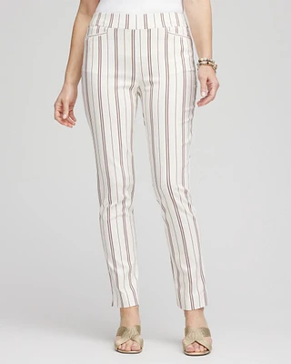 Petite Brigitte™ Striped Ankle Pants
