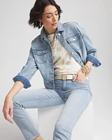 Gold Foil Cotton Sweater Tee
