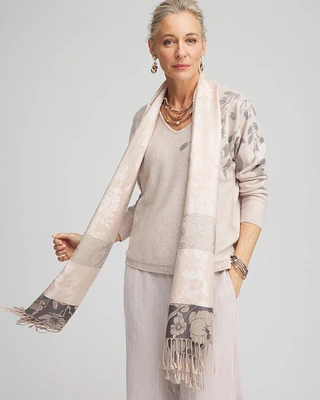 Shimmer Jacquard Scarf