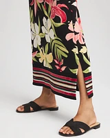 Travelers™ Tropical-Lily Midi Skirt