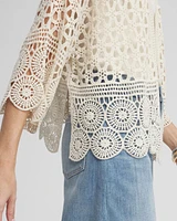Crochet Cotton Kimono