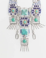 Chico's Originals Turquoise-Blue Statement Necklace