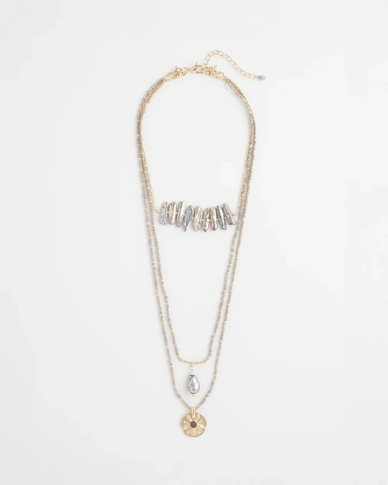 Convertible Abalone Pendant Necklace