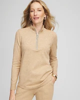 Zenergy® Luxe Half Zip Pullover Top
