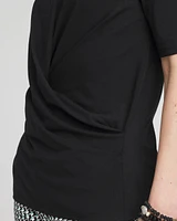 Draped Front Tee