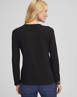 Touch of Cool™ Flocked Long Sleeve Layering Tee