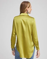 Satin High-low Tunic