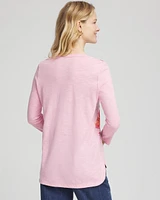 Floral 3/4 Sleeve Tee