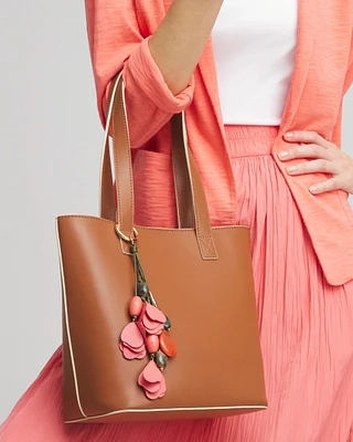 Pink Petals Bag Charm