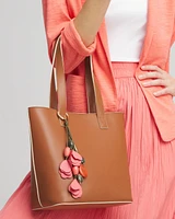 Pink Petals Bag Charm