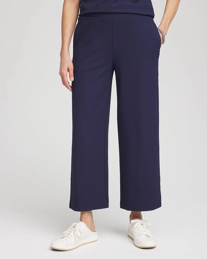Zenergy® UPF Jacquard Knit Cropped Pants