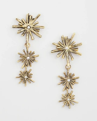 Starburst Drop Earrings