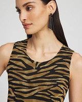 Tiger Print Mesh Tank