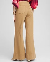 Pull-On Flare Trouser Jeans