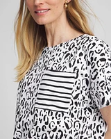 Zenergy® UPF Animal Print Pocket Tee