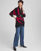 Reversible Graphic Jacquard Ruana