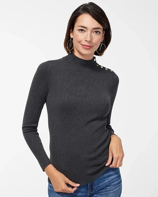 ECOVERO Mock Neck Sweater
