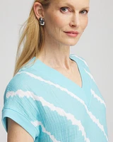Zenergy® Tie-Dye French Terry Top