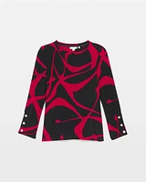 Travelers™ Button Sleeve Layering Top