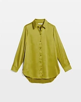 Satin High-low Tunic