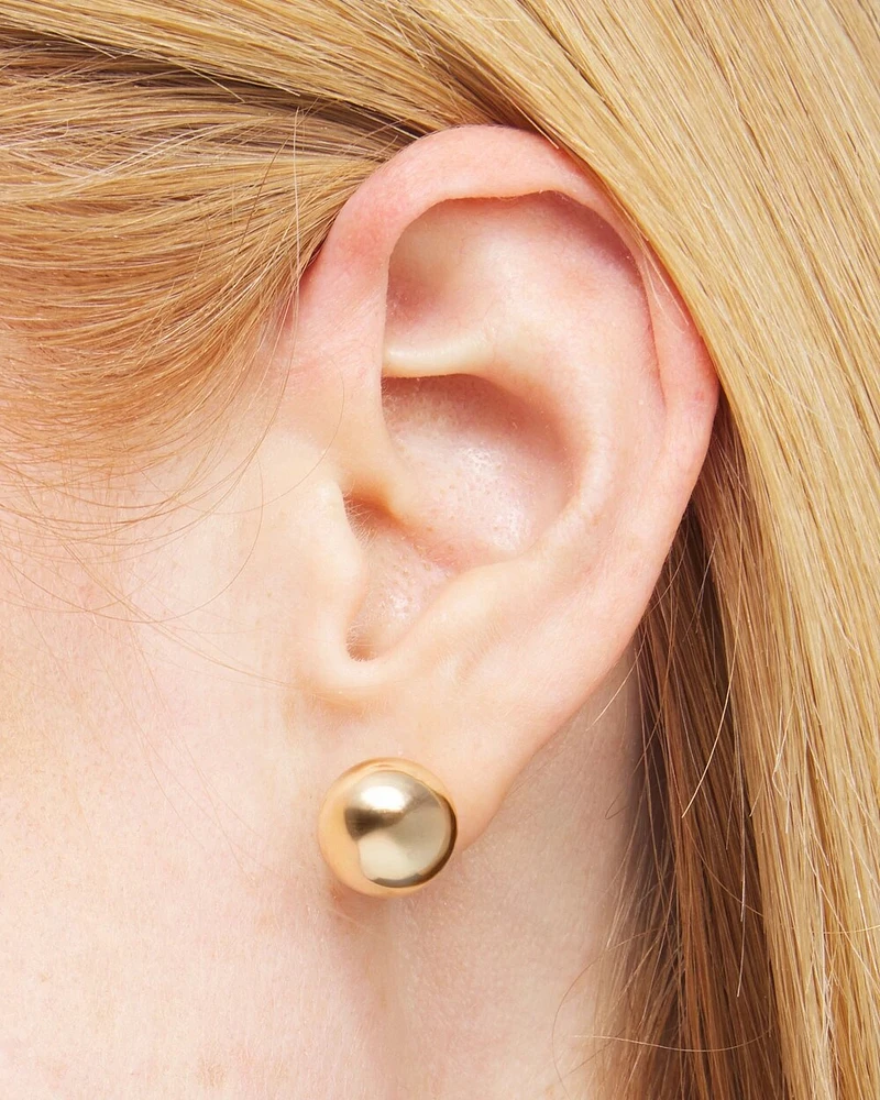 Gold Tone Stud Earrings