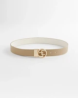 Reversible Matte CC Logo Trouser Belt