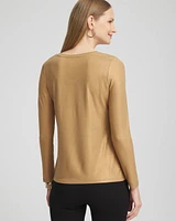 Touch of Cool™ Foil Long Sleeve Layering Tee