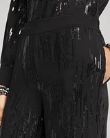 Sequin Wide Leg Pants