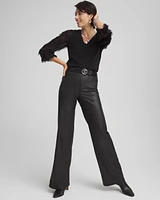 Fringe Sleeve Ponte Top
