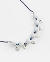 Convertible White Stone Necklace
