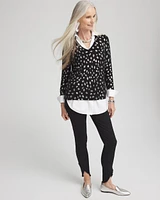 Tulip Hem Pull-On Ankle Jeggings