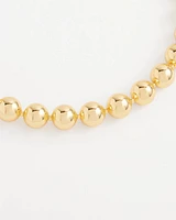 Gold Tone Beaded Collar Necklace