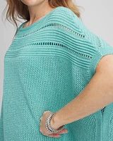 Scoop-Neck Poncho