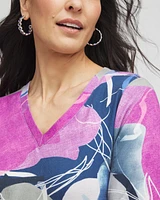 Watercolor Pima 3/4 Sleeve Everyday Tee