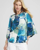 Touch of Cool™ Watercolor Angel-Sleeved Tee