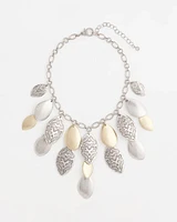 Mixed Petals Bib Necklace