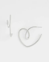 Heart Hoop Earrings