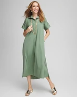 Popover Hi-low Midi Shirtdress