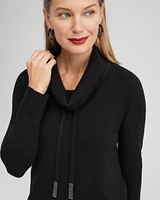 Zenergy Luxe® Cashmere Blend Cowl Sweater