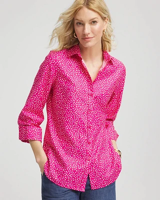 No Iron™ Cheetah Stretch Shirt