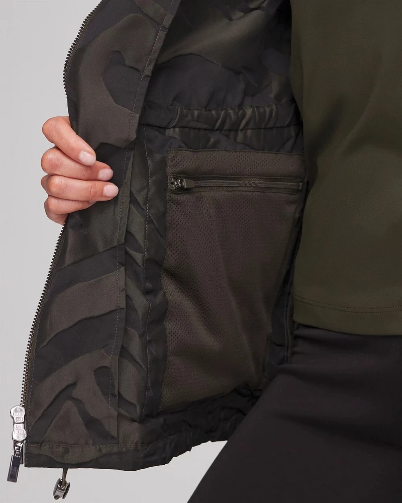 Zenergy® Embossed Zebra Anorak Jacket