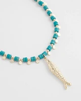 Turquoise Bead Necklace