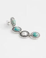 No Droop® Jasper Stone Drop Earrings