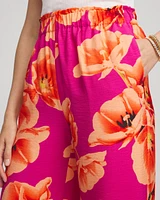 Tropical Smocked Pull-On Pants