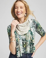 Animal Mixed Print Scarf
