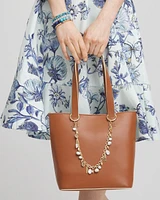 Gold Tone Bag Charm