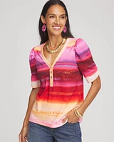 Rio Sunset Henley Tee